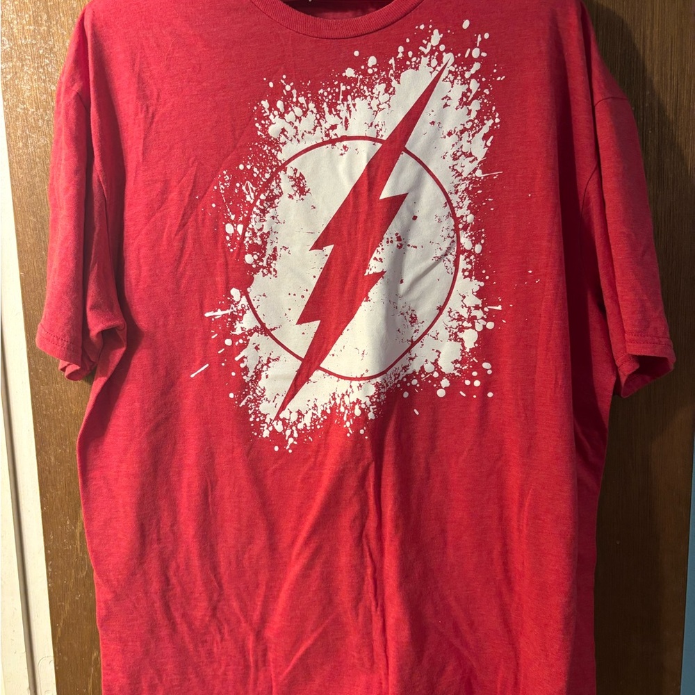 DC Comics Red Flash Logo Short Sleeve Tee